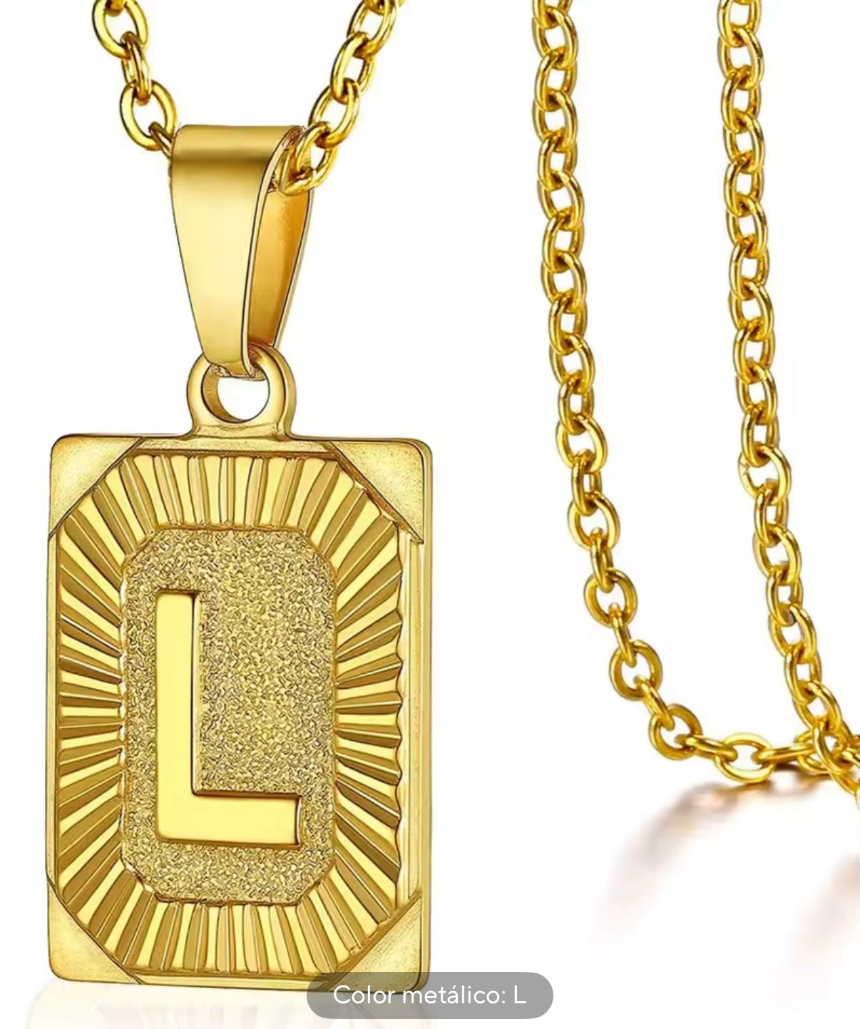 Initial necklace