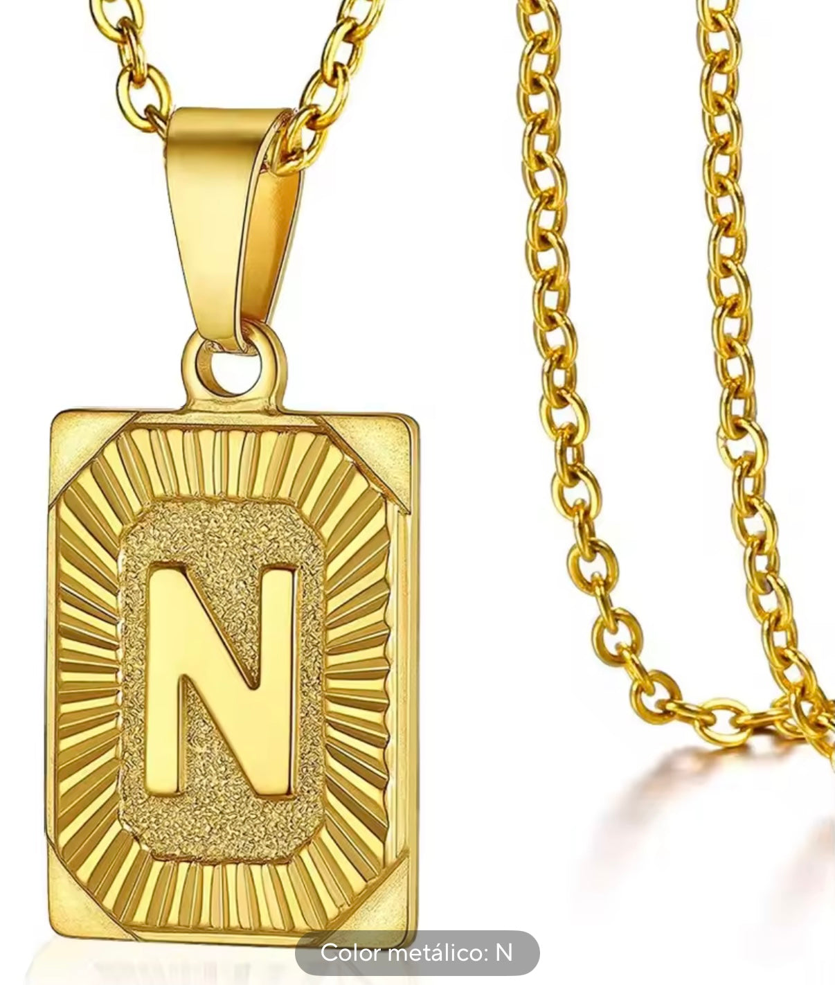 Initial necklace