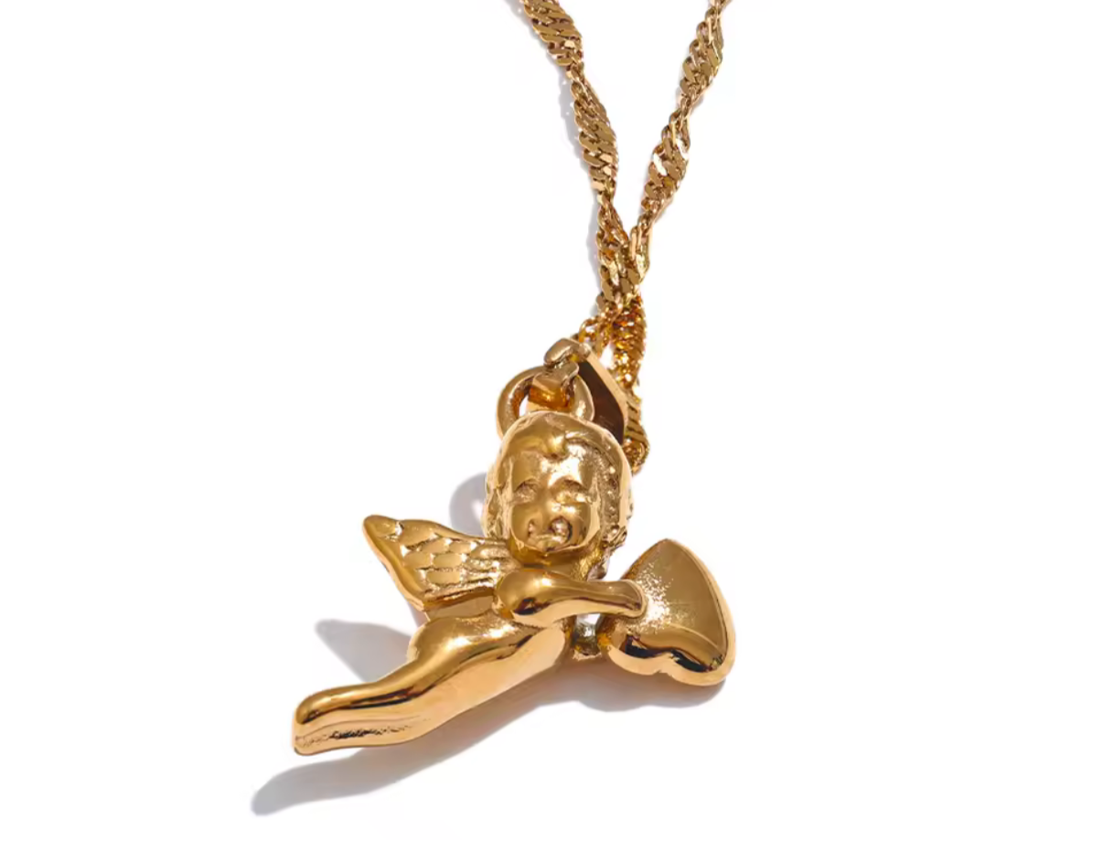 Angel Chain with heart