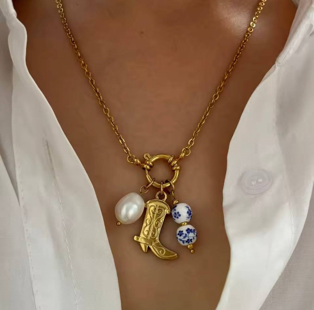 Cowgirl necklace
