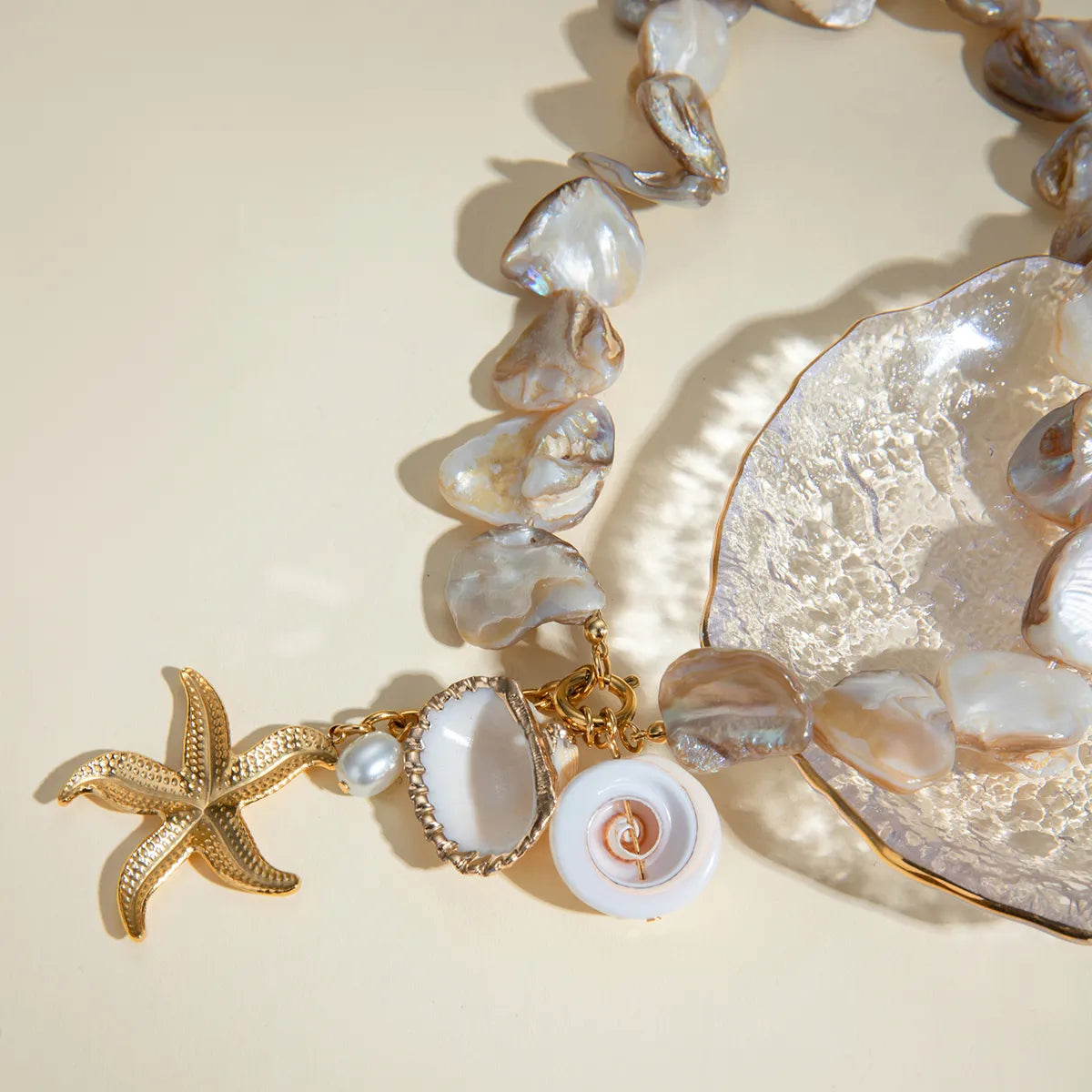 Sand and sea necklace