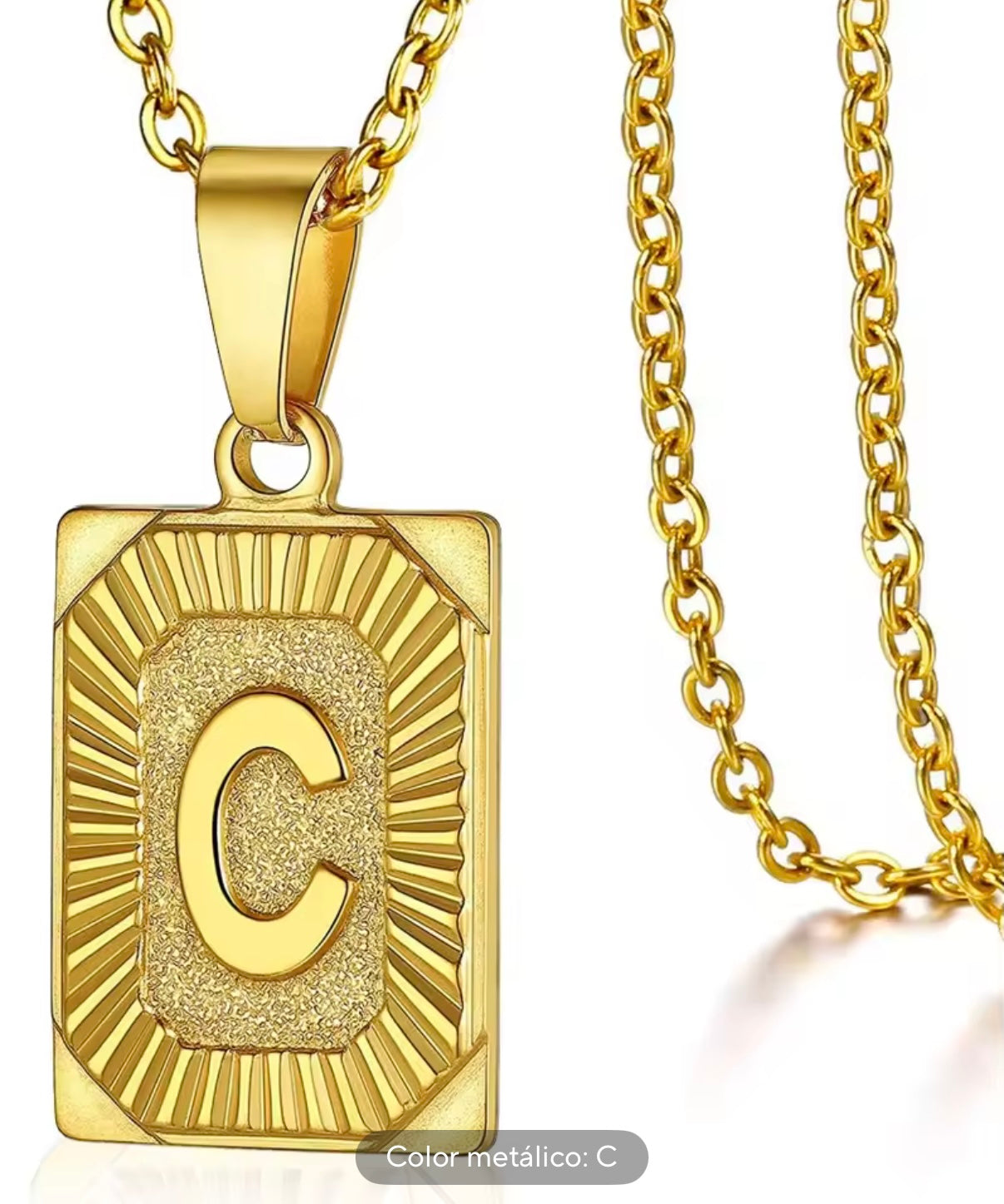 Initial necklace