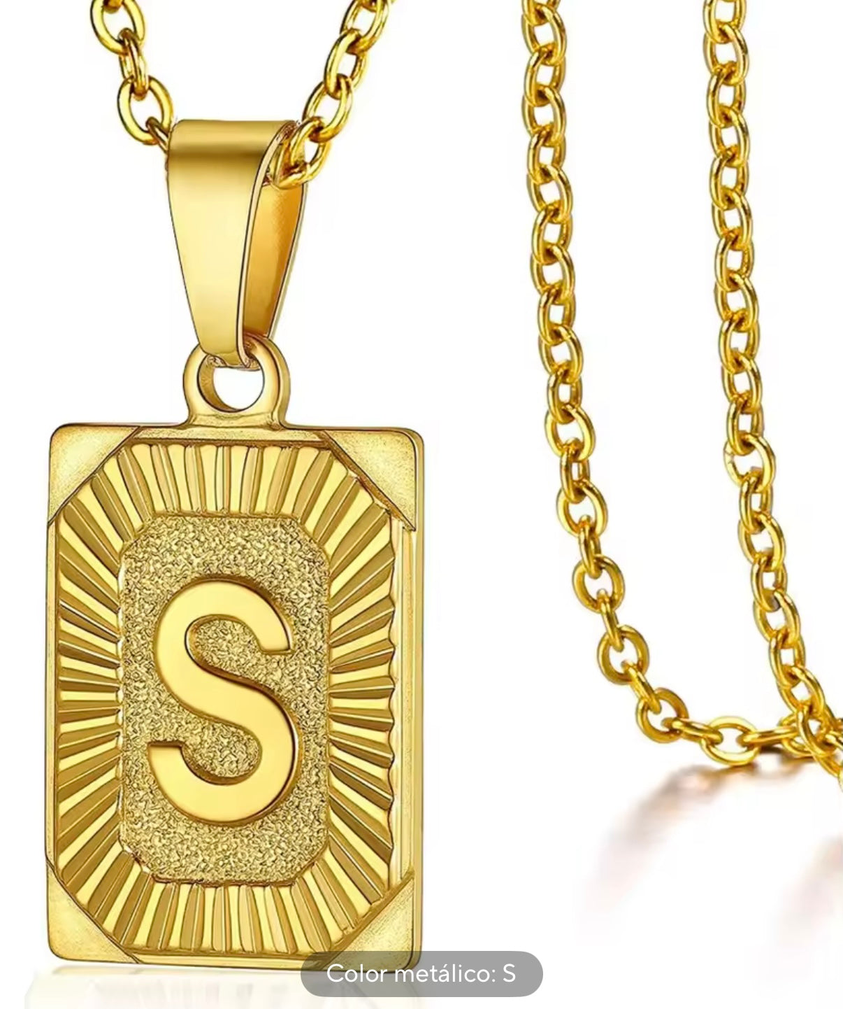 Initial necklace